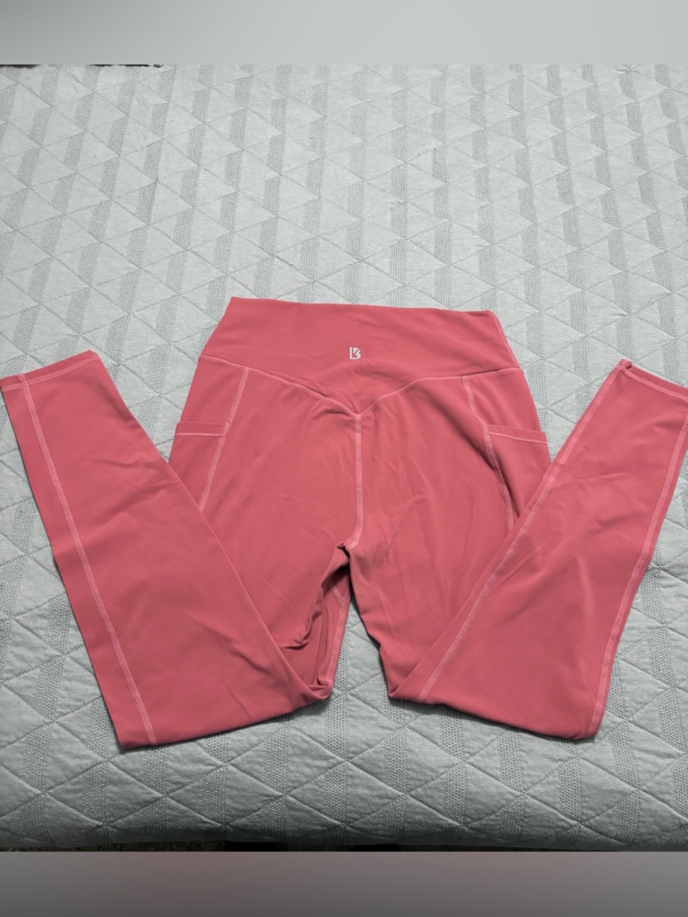 BuffBunny Rosa High-Rise Pocket Leggings Dusty Red